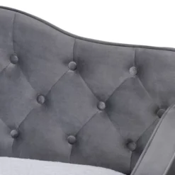 Freda Velvet Fabric Upholstered Button Tufted Daybed With Trundle - Baxton Studio -Urban Dwell Gear Outlet Store GUEST 2bc4db6e e538 46d5 b4ba 7a4b30988063