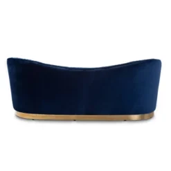 Nevena Velvet Sofa Blue - Baxton Studio -Urban Dwell Gear Outlet Store GUEST 2c9d64f8 a6bf 485b b171 28e88f809f99