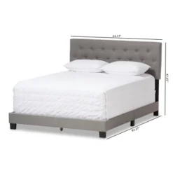Cassandra Modern And Contemporary Fabric Upholstered Bed - Baxton Studio 11 Cassandra Modern And Contemporary Fabric Upholstered Bed - Baxton Studio -Urban Dwell Gear Outlet Store GUEST 2d987f13 7132 450d b048 20d4c108b284