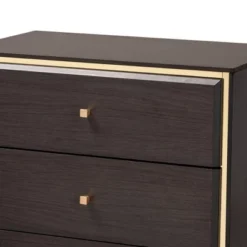 Cormac Wood And Metal 5 Drawer Storage Chest - Baxton Studio -Urban Dwell Gear Outlet Store GUEST 2e4057fd 26b2 4fad 87d3 dc1bdffcbf64