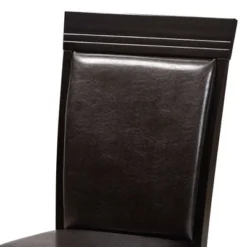 7pc Dining Set Wood And Jeane Faux Leather Upholstered Dark Brown/Espresso Brown - Baxton Studio 10 7pc Dining Set Wood And Jeane Faux Leather Upholstered Dark Brown/Espresso Brown - Baxton Studio -Urban Dwell Gear Outlet Store GUEST 2eb903a5 fad7 4d4a 87ca 2fb1ab57f671