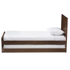 Twin Catalina Modern Classic Mission Style Finished Wood Platform Bed With Trundle - Baxton Studio 16 Twin Catalina Modern Classic Mission Style Finished Wood Platform Bed With Trundle - Baxton Studio -Urban Dwell Gear Outlet Store GUEST 2f1625e4 41fa 47d9 9204 50648684a9dd