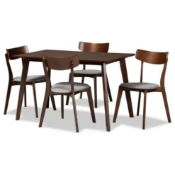 5pc Nori Upholstered Wood Dining Set - Baxton Studio 15 5pc Nori Upholstered Wood Dining Set - Baxton Studio -Urban Dwell Gear Outlet Store GUEST 2f8634d4 425b 4b5f a5b5 67779d6faf21