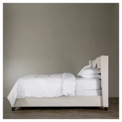 King Norwich Linen Modern Platform Bed Light Beige - Baxton Studio -Urban Dwell Gear Outlet Store GUEST 30037121 a3ac 4625 90a8 c4ce528687e9