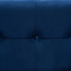 Parker Velvet Upholstered And Metal Storage Ottoman Blue/Gold - Baxton Studio -Urban Dwell Gear Outlet Store GUEST 301965cf 43b2 4d79 86ca 526d17f198a7