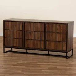 Neil Wood And Metal Dining Room Buffet Brown/Black - Baxton Studio -Urban Dwell Gear Outlet Store GUEST 3254eb30 bd68 4b24 a0b5 da357c17949f