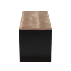 Connell Two-Tone Wood And Metal 2 Door TV Stand For TVs Up To 40" Natural Brown/Black - Baxton Studio -Urban Dwell Gear Outlet Store GUEST 3280a710 0736 4337 84e8 6de44c9b269e