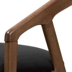 Set Of 2 Wendy Midcentury Modern Velvet And Walnut Wood Finishing Dining Chairs Dark Gray/ Brown - Baxton Studio -Urban Dwell Gear Outlet Store GUEST 32f87d51 c069 4ac3 8427 202e3b57ab44