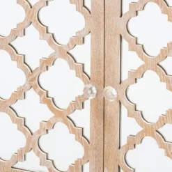 1 Drawer Leah Mirrored Storage Cabinet Whitewashed Brown - Baxton Studio -Urban Dwell Gear Outlet Store GUEST 3548981e b7dd 4792 b766 b10744883549