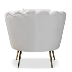 Garson Velvet And Metal Accent Chair - Baxton Studio -Urban Dwell Gear Outlet Store GUEST 3582531f c17c 4a9e 87cc b6674ab4757a