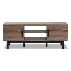 2 Door Arend Two-Tone Wood TV Stand For TVs Up To 55" Brown - Baxton Studio -Urban Dwell Gear Outlet Store GUEST 35b2f8e5 678e 450e 8cce 8dd301536907
