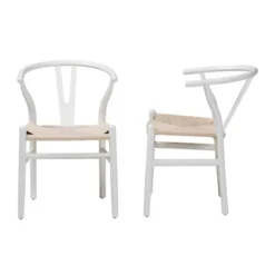 2pc Paxton Wood Dining Chair Set - Baxton Studio -Urban Dwell Gear Outlet Store GUEST 35d5779b a816 4612 a90a e91aadcb0ee1