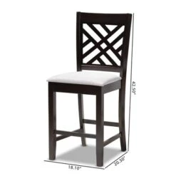 Set Of 2 Caron Finished Wood Counter Height Pub Chairs - Baxton Studio -Urban Dwell Gear Outlet Store GUEST 36e09a1e 4535 44f3 a826 2bd6d5d19be0