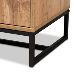 Reid Wood & Metal 3 Drawer Sideboard Buffet Oak/Black - Baxton Studio 13 Reid Wood & Metal 3 Drawer Sideboard Buffet Oak/Black - Baxton Studio -Urban Dwell Gear Outlet Store GUEST 37ac7056 7cee 4872 afed 3f472f539d51