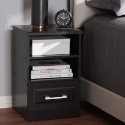 Odelia Modern And Contemporary Finished 1 Drawer Nightstand Dark Brown - Baxton Studio 13 Odelia Modern And Contemporary Finished 1 Drawer Nightstand Dark Brown - Baxton Studio -Urban Dwell Gear Outlet Store GUEST 387113aa ffb1 4bce a19b e4c14db7af84