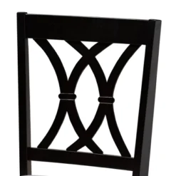 7pc Reneau Upholstered Wood Dining Set Sand Gray/Espresso - Baxton Studio -Urban Dwell Gear Outlet Store GUEST 38f6d244 d92c 4e9b baf0 462560292828