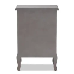 3 Drawer Capucine Finished Wood Nightstand Gray - Baxton Studio -Urban Dwell Gear Outlet Store GUEST 396fbc80 c703 45bd 99ec 477de08d80e1
