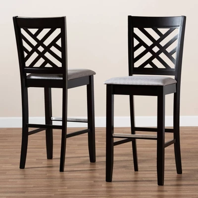 Set Of 2 Jason Barstool - Baxton Studio 7 Set Of 2 Jason Barstool - Baxton Studio - Image 7