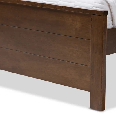 Twin Catalina Modern Classic Mission Style Finished Wood Platform Bed With Trundle - Baxton Studio 8 Twin Catalina Modern Classic Mission Style Finished Wood Platform Bed With Trundle - Baxton Studio - Image 8