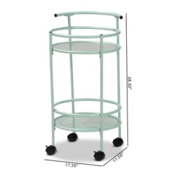 Newell Metal 2 Tier Kitchen Cart Mint Green/Black - Baxton Studio 13 Newell Metal 2 Tier Kitchen Cart Mint Green/Black - Baxton Studio -Urban Dwell Gear Outlet Store GUEST 3be61872 a731 42a7 a727 052aaf7e9d57