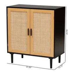 Maureen Wood And Rattan 2 Door Storage Cabinet Espresso/Natural Brown - Baxton Studio 17 Maureen Wood And Rattan 2 Door Storage Cabinet Espresso/Natural Brown - Baxton Studio -Urban Dwell Gear Outlet Store GUEST 3c6545b3 9c88 46b8 9d8c 535ba1f73619