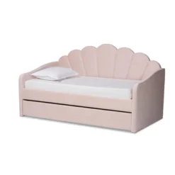 Timila Velvet Fabric Upholstered Daybed With Trundle Light Pink - Baxton Studio 25 Timila Velvet Fabric Upholstered Daybed With Trundle Light Pink - Baxton Studio -Urban Dwell Gear Outlet Store GUEST 3cf75b37 473e 4eeb bb5b 1df2ea131a78