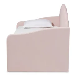 Timila Velvet Fabric Upholstered Daybed With Trundle Light Pink - Baxton Studio 15 Timila Velvet Fabric Upholstered Daybed With Trundle Light Pink - Baxton Studio -Urban Dwell Gear Outlet Store GUEST 3f070161 d351 4380 bab0 f732aaae1eb0