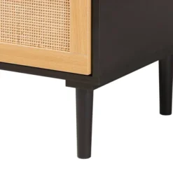Maureen Wood And Rattan 5 Drawer Storage Chest Espresso/Natural Brown - Baxton Studio -Urban Dwell Gear Outlet Store GUEST 3f23caca 69b1 490f 9f81 c68c93931f52