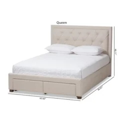 Baxton Studio Aurelie Modern And Contemporary Fabric Upholstered Storage Bed 16 Baxton Studio Aurelie Modern And Contemporary Fabric Upholstered Storage Bed -Urban Dwell Gear Outlet Store GUEST 40393312 5a11 4ce7 82c2 ae66ef431a38