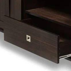 Unna Wood TV Cabinet With 2 Sliding Doors And Drawer TV Stand For TVs Up To 70" Dark Brown - Baxton Studio 7 Unna Wood TV Cabinet With 2 Sliding Doors And Drawer TV Stand For TVs Up To 70" Dark Brown - Baxton Studio -Urban Dwell Gear Outlet Store GUEST 43b3542c 2d4f 4803 bdf4 5004ca6fb081