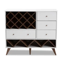 Baxton Studio Savino And Walnut Finished Wood Wine Cabinet White/Brown - BaxtonStudio 14 Baxton Studio Savino And Walnut Finished Wood Wine Cabinet White/Brown - BaxtonStudio -Urban Dwell Gear Outlet Store GUEST 43e35d41 cc63 4b36 9a27 0d2d54dfa14b