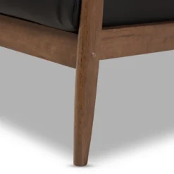Venza Mid Century Modern Walnut Wood Faux Leather Lounge Chair Black - Baxton Studio 12 Venza Mid Century Modern Walnut Wood Faux Leather Lounge Chair Black - Baxton Studio -Urban Dwell Gear Outlet Store GUEST 44360b8b 6af0 47d3 a9b8 c6ab98499638