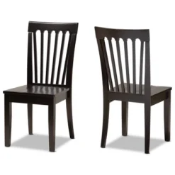 2pc Minette Wood Dining Chair Set - Baxton Studio -Urban Dwell Gear Outlet Store GUEST 445864cd 5c7f 496d ad9e 3b070a14a13e