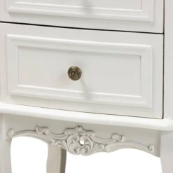 2 Drawer Darlene Wood Nightstand White/Cherry Brown - Baxton Studio -Urban Dwell Gear Outlet Store GUEST 4644c96d 40c3 4809 9227 f3947a6c8c72
