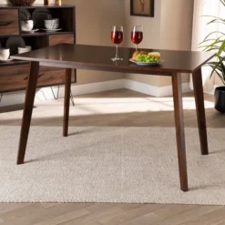 Britte Rectangular Wood Dining Table Walnut - Baxton Studio -Urban Dwell Gear Outlet Store GUEST 47be202a 848c 4392 a1f9 f3dee0bc2861