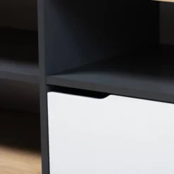 Reed 2 Drawer Wood TV Stand For TVs Up To 75" White/Oak - Baxton Studio -Urban Dwell Gear Outlet Store GUEST 47be9e7a e38a 47a0 9aa0 e2bc60d0b468