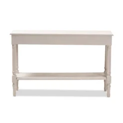 Ariella Whitewashed 1 Drawer Console Table White - Baxton Studio -Urban Dwell Gear Outlet Store GUEST 48263d4c 197e 444b 9c36 a064c3801af0