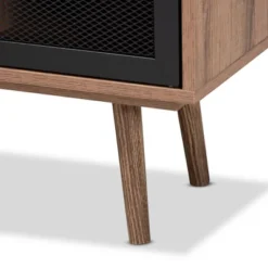 Yuna Natural Wood And Metal 2 Door TV Stand For TVs Up To 40" Brown/Black - Baxton Studio 14 Yuna Natural Wood And Metal 2 Door TV Stand For TVs Up To 40" Brown/Black - Baxton Studio -Urban Dwell Gear Outlet Store GUEST 4a406c19 8553 4da4 a424 3e90e8a42fe0