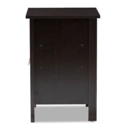 Hamish Modern And Contemporary Finished 1 Drawer Nightstand Dark Brown - Baxton Studio -Urban Dwell Gear Outlet Store GUEST 4b35f53a 962e 4aa9 9a22 579d3ccc8842