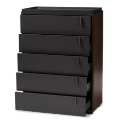 5 Drawer Rikke Two-Tone Wood Chest Brown - Baxton Studio -Urban Dwell Gear Outlet Store GUEST 4b4ad442 60e7 498c 8272 221d60a7f176