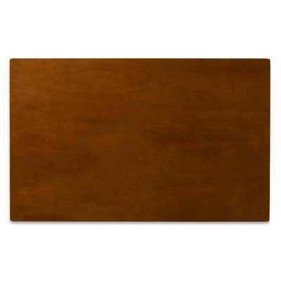 5pc Katya Fabric Upholstered And Wood Dining Set Gray/Brown - Baxton Studio 3 5pc Katya Fabric Upholstered And Wood Dining Set Gray/Brown - Baxton Studio - Image 3