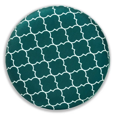 Serra Quatrefoil Velvet Upholstered Metal Storage Ottoman - Baxton Studio 2 Serra Quatrefoil Velvet Upholstered Metal Storage Ottoman - Baxton Studio - Image 2