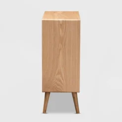 Alina Wood And Rattan 4 Drawer Accent Chest Oak - Baxton Studio -Urban Dwell Gear Outlet Store GUEST 4c0093de 8e56 4f51 bd5b 4637a31ff05c