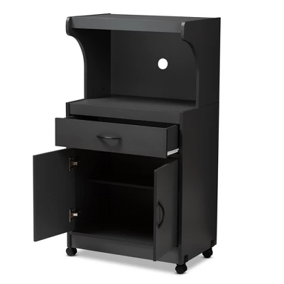 Tannis Finished Kitchen Cabinet - Baxton Studio 8 Tannis Finished Kitchen Cabinet - Baxton Studio - Image 8