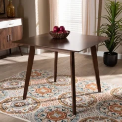 Pernille Square Wood Dining Table Walnut - Baxton Studio -Urban Dwell Gear Outlet Store GUEST 4ed638b1 7b6e 4a88 a6f8 7aa931e0a653