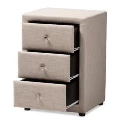 Tessa 3 Drawer Nightstand - Baxton Studio -Urban Dwell Gear Outlet Store GUEST 4f0b83ae 4047 4c64 ac82 4398945d215f