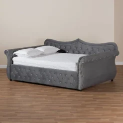 Abbie Velvet Fabric Upholstered Crystal Tufted Daybed - Baxton Studio 13 Abbie Velvet Fabric Upholstered Crystal Tufted Daybed - Baxton Studio -Urban Dwell Gear Outlet Store GUEST 4f21d9fd f922 4bdb 9abe 85c4ff1ea48d