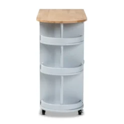 Donnie Wood Kitchen Storage Cart Light Gray/Natural - Baxton Studio 14 Donnie Wood Kitchen Storage Cart Light Gray/Natural - Baxton Studio -Urban Dwell Gear Outlet Store GUEST 4f919f28 54ff 4420 b517 c42e65036e42