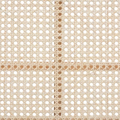 Danyl Wood Rattan Accent Bench Oak Brown - Baxton Studio 7 Danyl Wood Rattan Accent Bench Oak Brown - Baxton Studio - Image 7