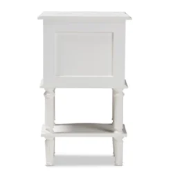 Audrey Finished 2 Drawer Nightstand White - Baxton Studio -Urban Dwell Gear Outlet Store GUEST 5216d4b7 759f 4207 ad04 15b2165beb4a